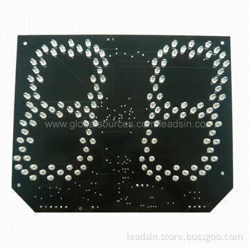 Electronic Circuit Board for Traffic Display Light, Made of FR4 Material